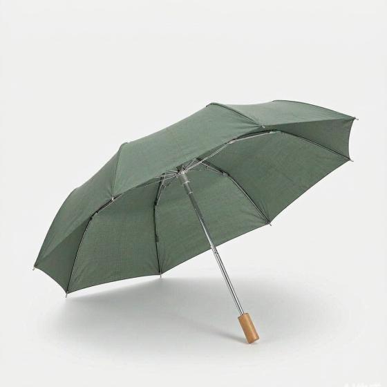WPC Japan UV Protection Folding Umbrella - Compact 5-Fold Black-Coated Sun & Rain Parasol